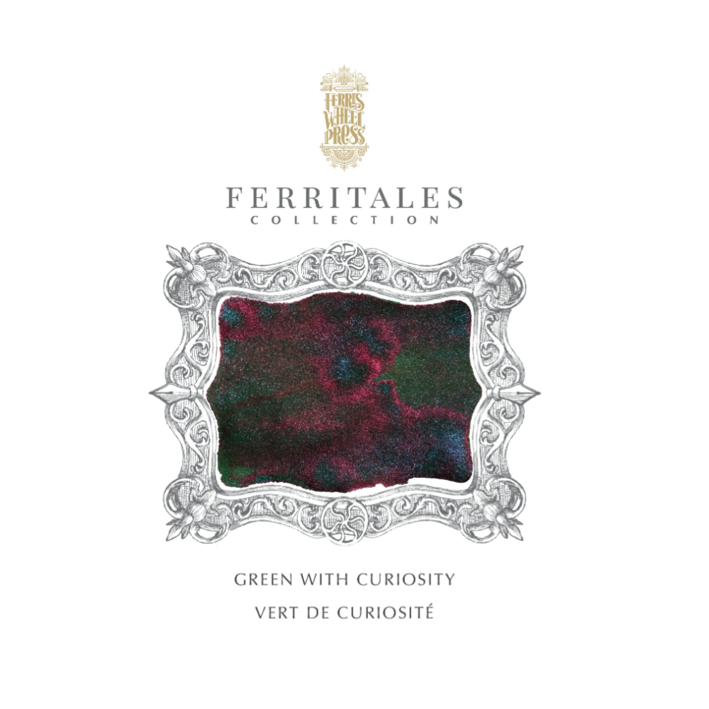 Calligraphy ink FerriTales - Ferris Wheel Press - Green with Curiosity, 20 ml