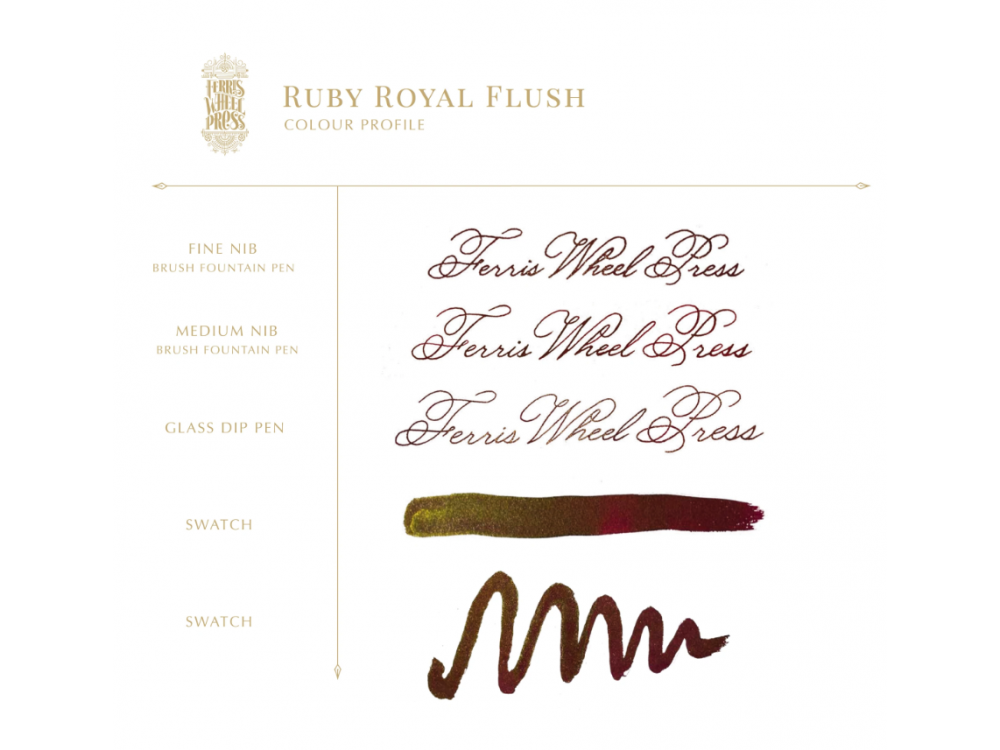 Atrament FerriTales - Ferris Wheel Press - Ruby Royal Flush, 20 ml