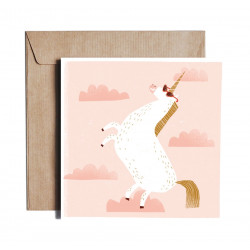 Kartka okolicznościowa - PiesKot - Just Fabulous, 14,5 x 14,5 cm