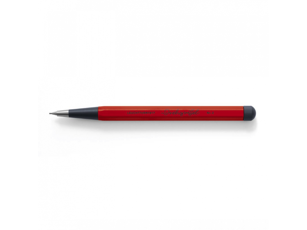 Drehgriffel Nr.2 pencil - Leuchtturm1917 - Red, 0,7 mm, HB