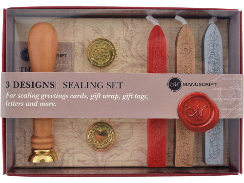 Zestaw do lakowania 3 Designs Sealing Set - Manuscript