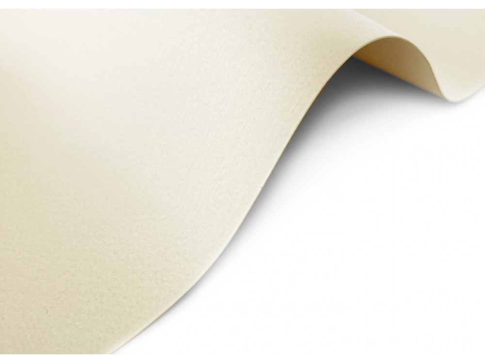 Papier Sirio Pearl 290g - Merida Cream, kremowy, A4, 20 ark.