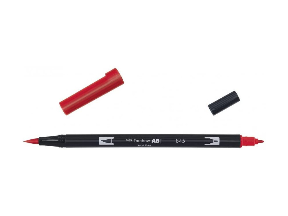 Set of Dual Brush Pens Primary Colors - Tombow - 6 pcs.