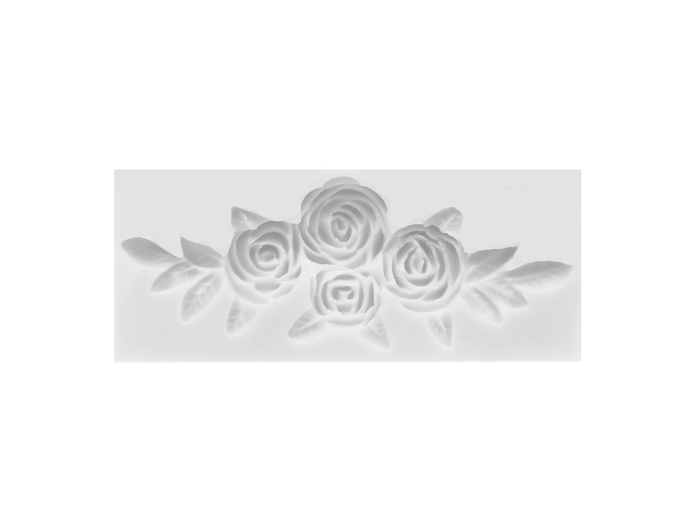 Silicone mold - Pentart - Garland 4 roses
