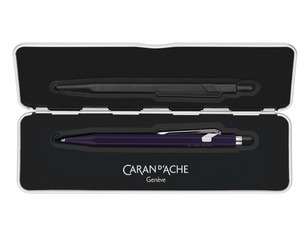 Długopis 849 Limited Edition z etui - Caran d'Ache - Dark Purple