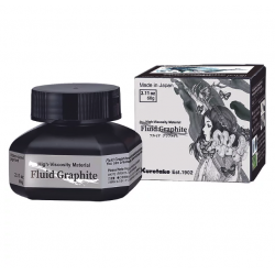 Płynny grafit Fluid Graphite - Kuretake - czarny, 60 ml