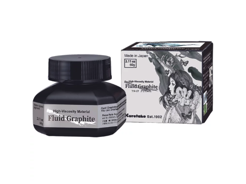 Fluid Graphite - Kuretake - black, 60 ml