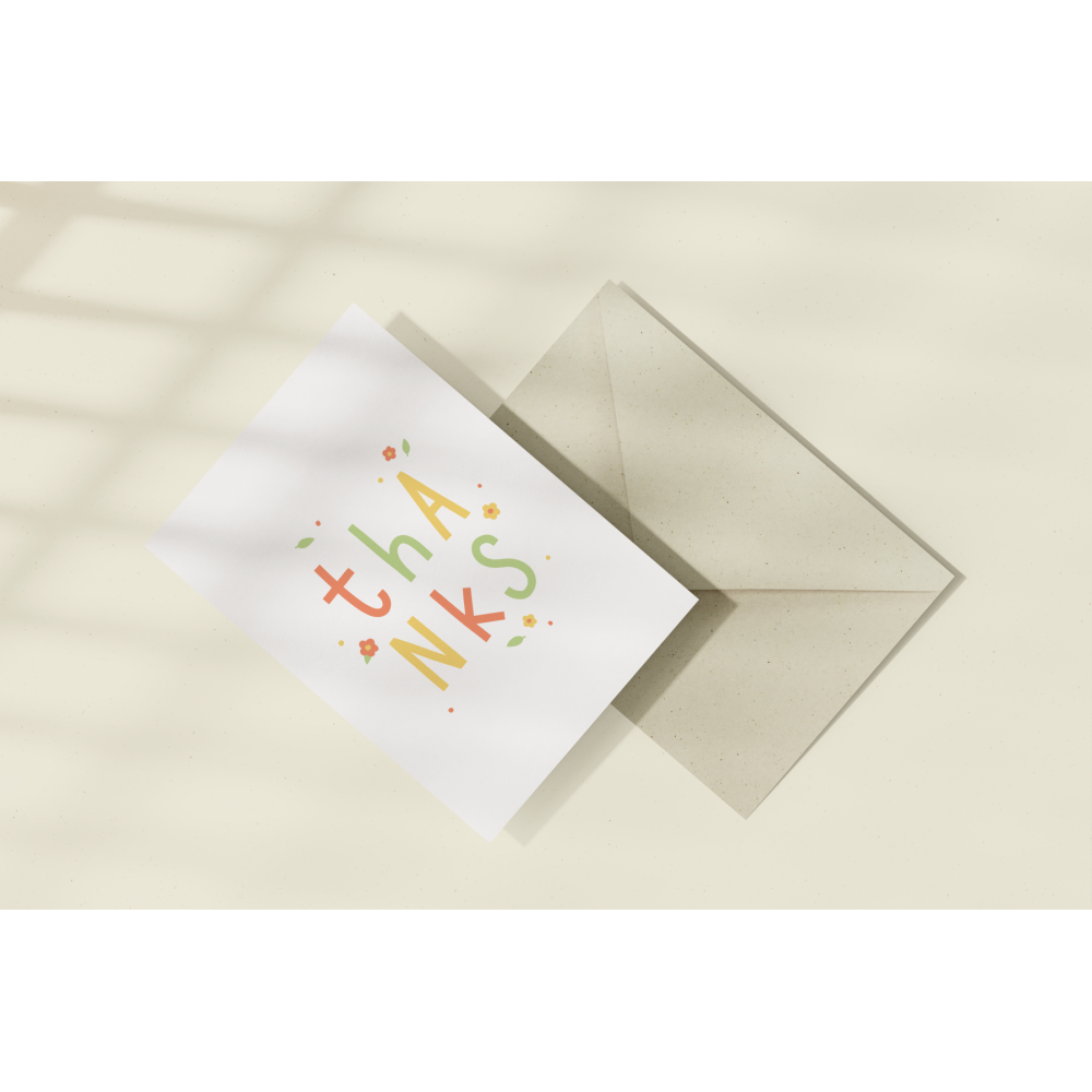 Greeting card - Eökke - Thanks, 12 x 17 cm