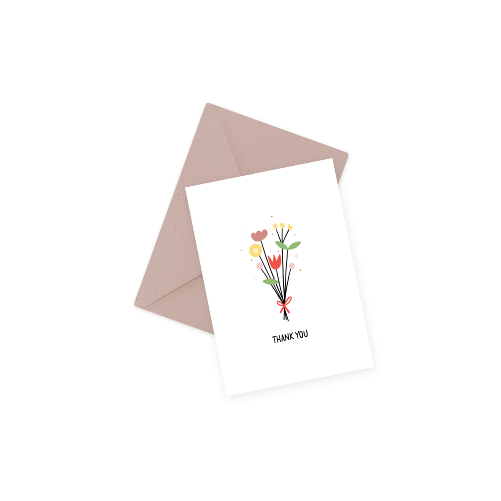 Greeting card - Eökke - Thank You, 12 x 17 cm