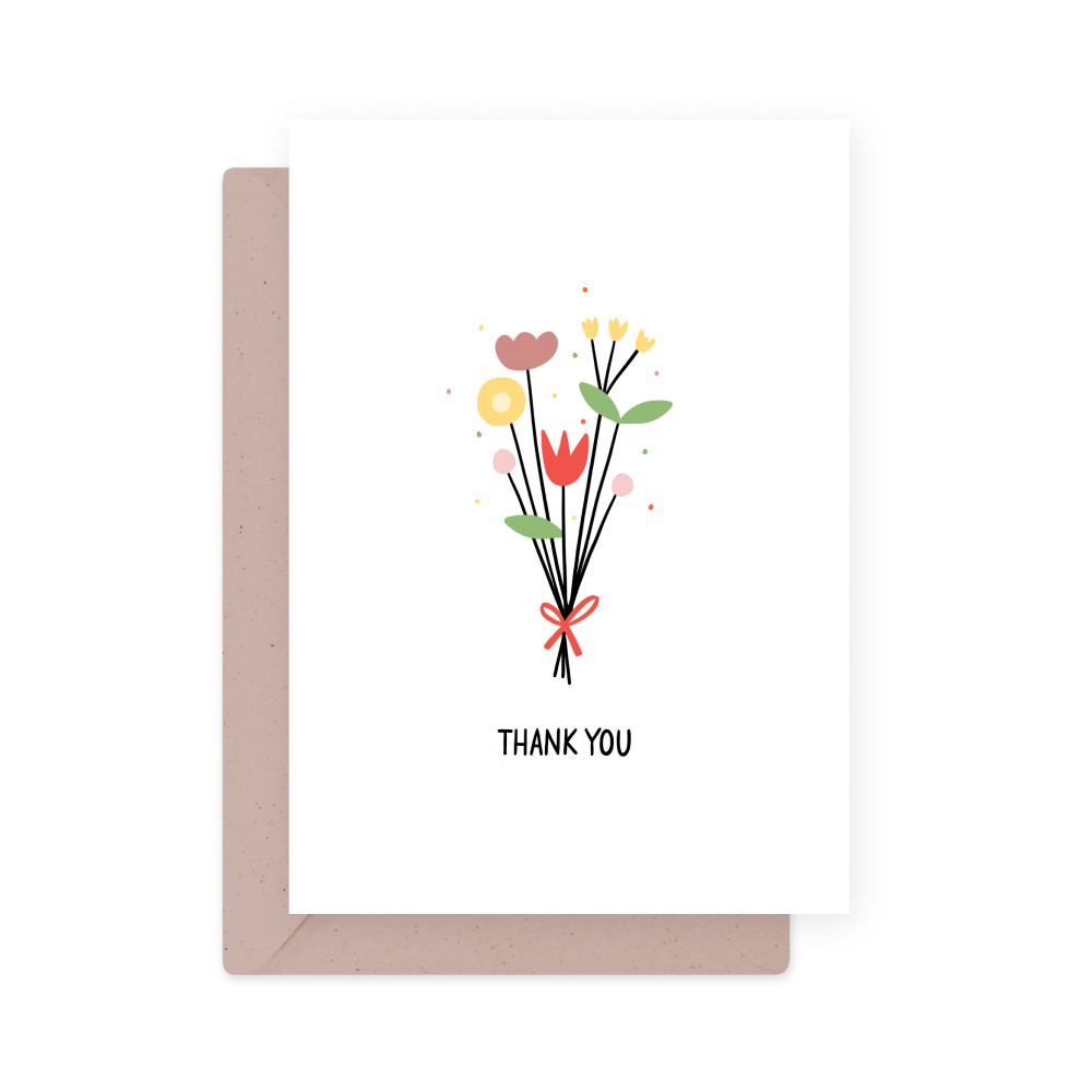 Greeting card - Eökke - Thank You, 12 x 17 cm