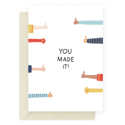 Greeting card - Eökke - You Made It!, 12 x 17 cm