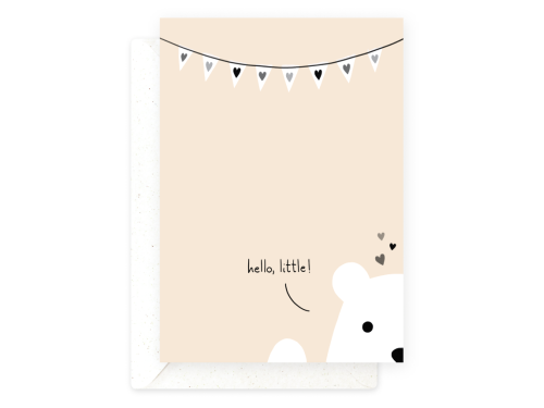 Greeting card - Eökke - Hello, little!, 12 x 17 cm