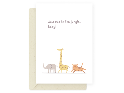 Kartka okolicznościowa - Eökke - Welcome to the jungle, baby!