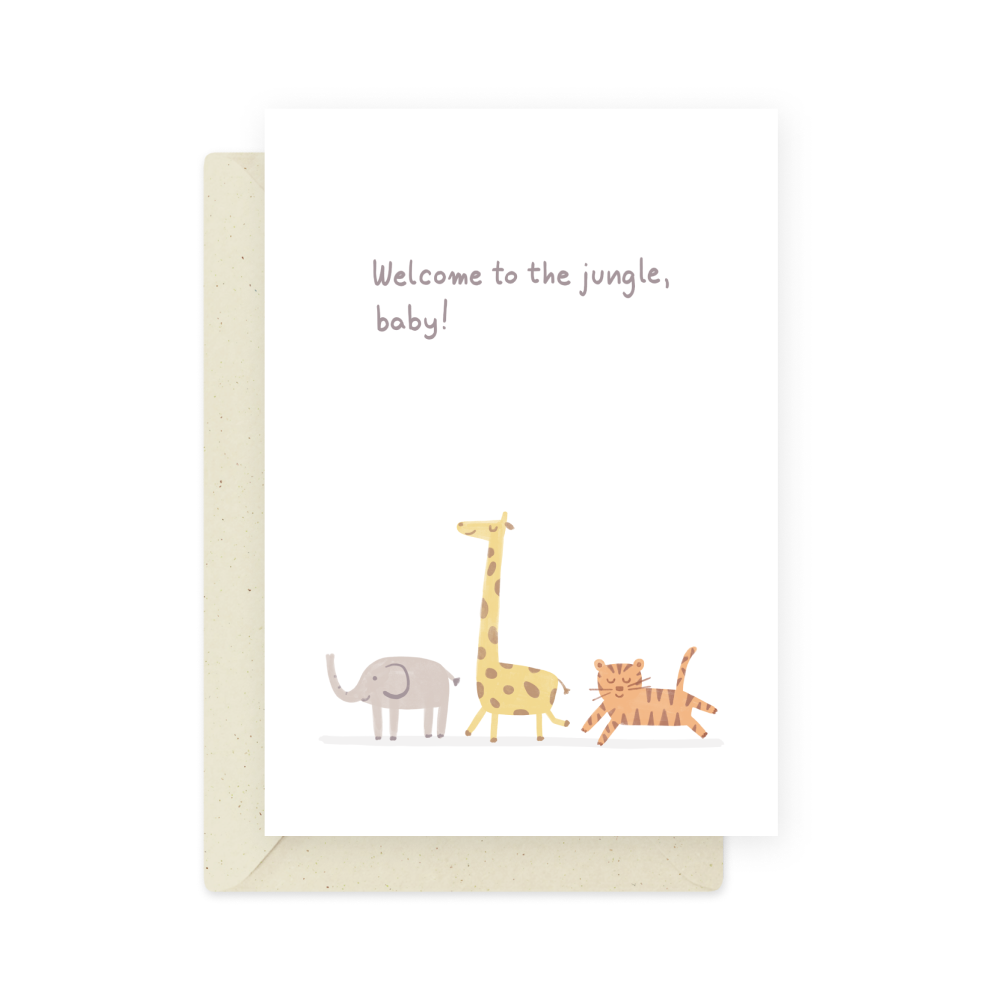 Kartka okolicznościowa - Eökke - Welcome to the jungle, baby!