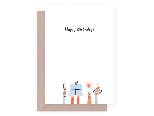 Greeting card - Eökke - Happy Birthday!, 12 x 17 cm
