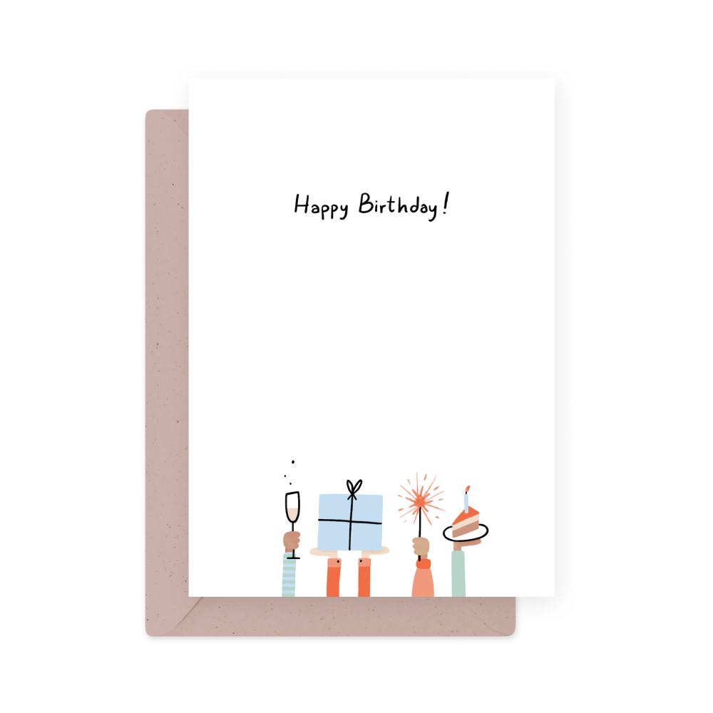 Greeting card - Eökke - Happy Birthday!, 12 x 17 cm