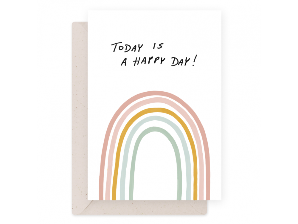Greeting card - Eökke - Today is a happy day!, 12 x 17 cm
