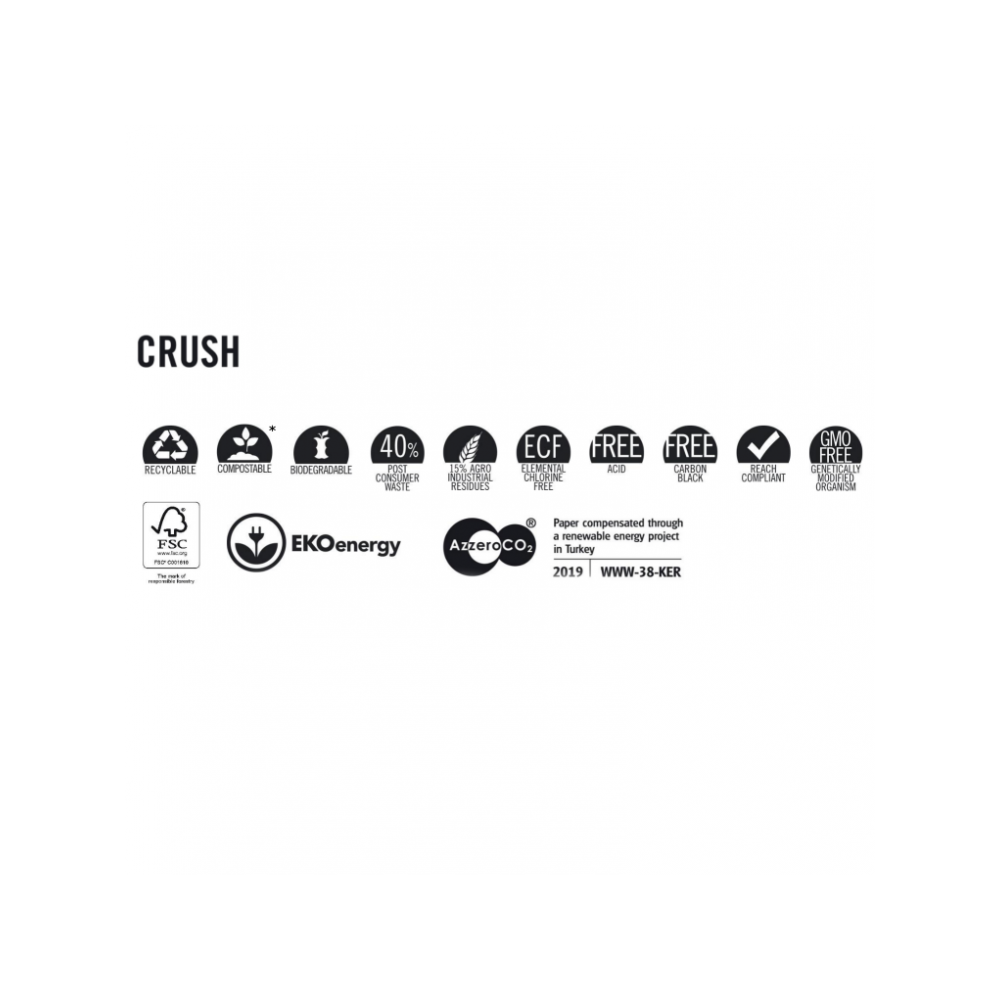 Crush envelope 120g - K4, Corn, white