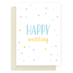 Kartka okolicznościowa - Eökke - Happy Wedding