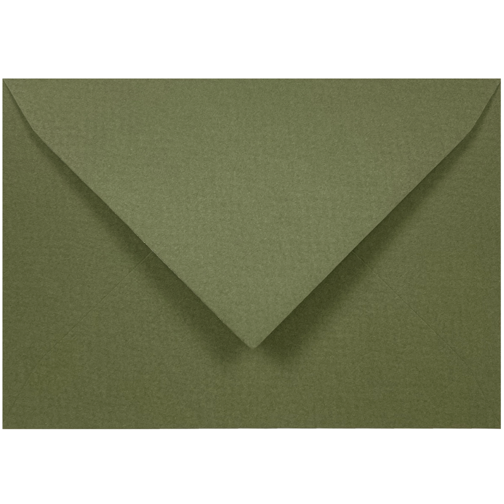 Tintoretto Ceylon envelope 140g - B6, Wasabi, olive green