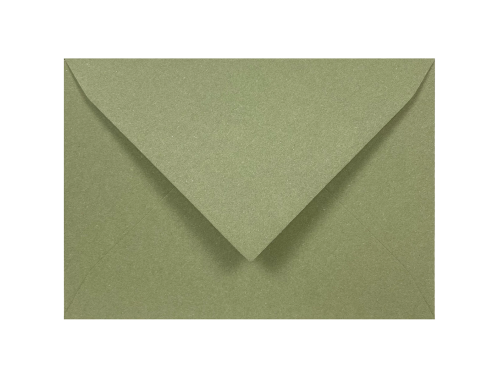 Materica envelope 120g - B6, Verdigris, olive green