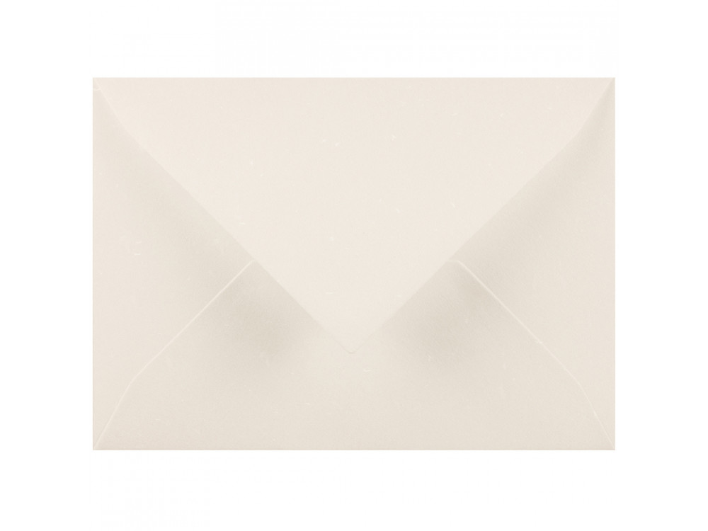 Keaykolour envelope 120g - B6, Particles Snow, light cream