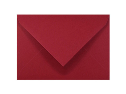 Koperta Keaykolour 120g - B6 Guardsman Red bordowa
