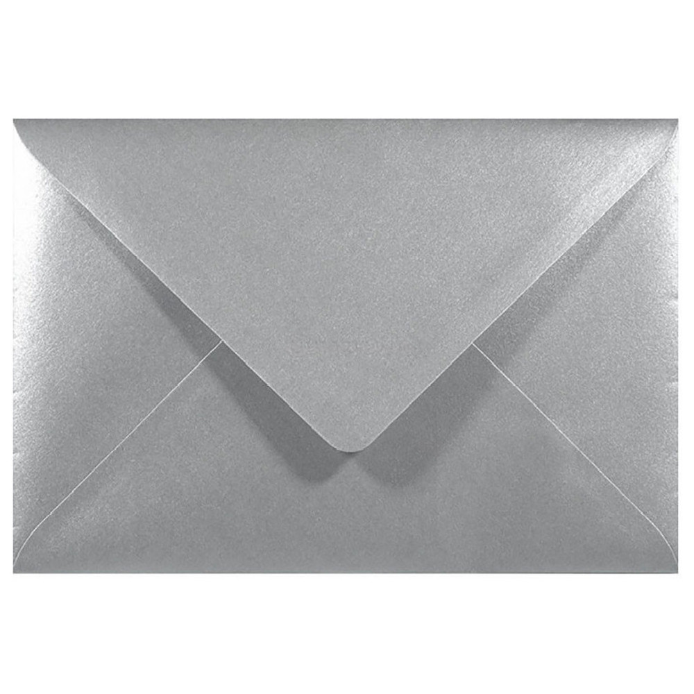 Sirio Pearl Envelope 110g - B6, Platinum, silver