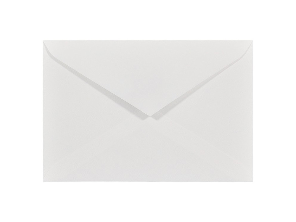 Acquerello textured envelope 120g - B6, Bianco, white
