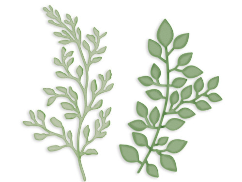 Zestaw wykrojników - DpCraft - Gałązki, 2 szt.