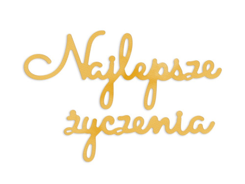 Cutting die - DpCraft - Najlepsze życzenia