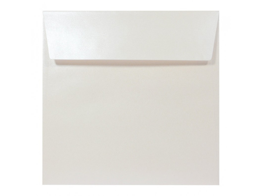 Sirio Pearl Envelope 125g - 17 x 17 cm, Oyster Shell, cream