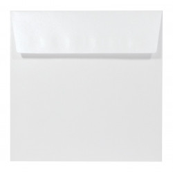 Koperta perłowa Sirio Pearl 125g - 17 x 17 cm, Ice White, śnieżnobiała