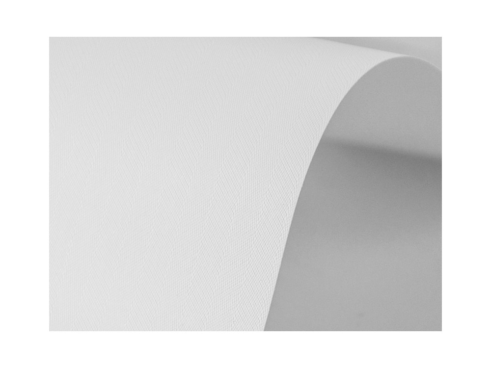 Papier Savile Row Tweed 100g - Extra White, biały, A4, 20 ark.