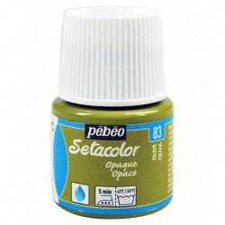 Farba do tkanin Setacolor Opaque - Pébéo - Olive, 45 ml