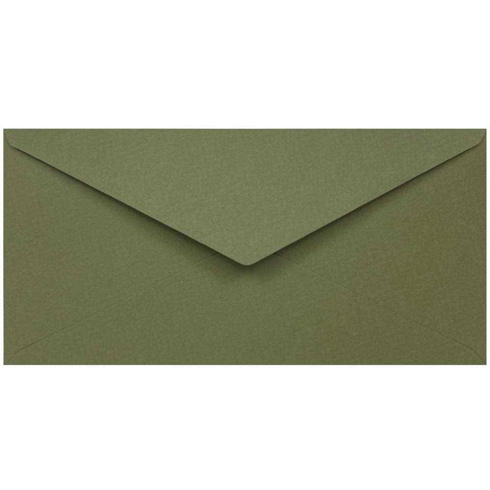 Tintoretto Ceylon envelope 140g - DL, Wasabi, olive green