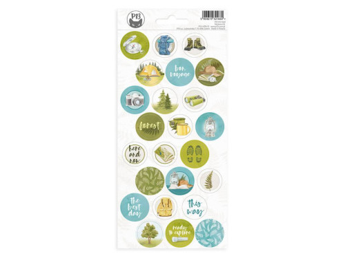 Set of cardboard stickers 10,5 x 22 cm - Piątek Trzynastego - Hit the road 03