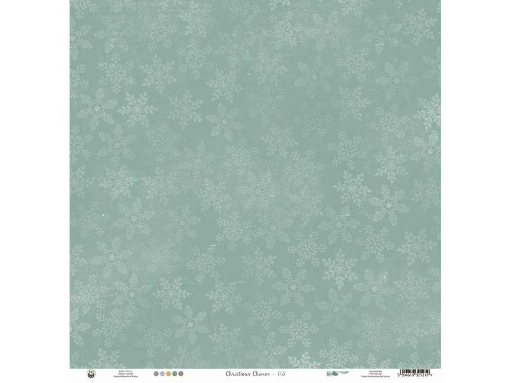 Scrapbooking paper 30,5 x 30,5 cm - Piątek Trzynastego - Christmas Charm 03