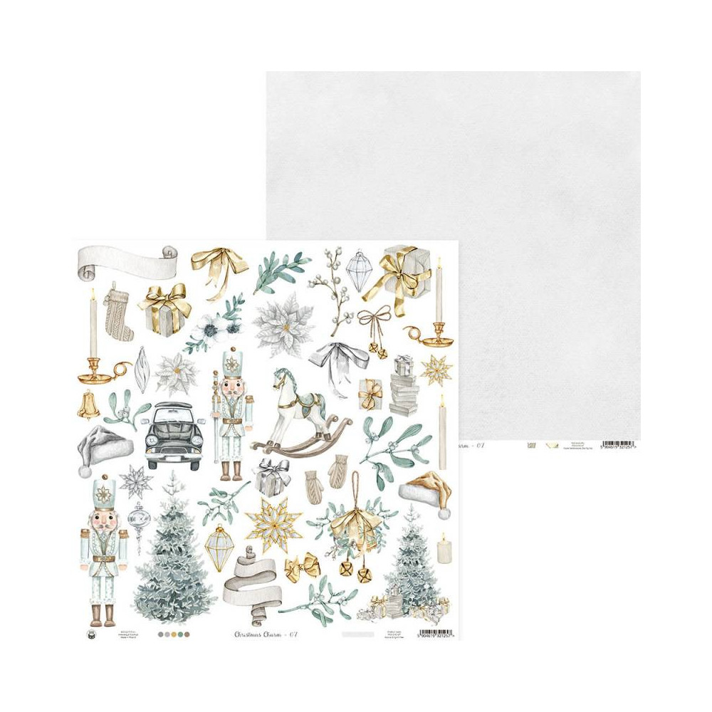 Set of scrapbooking papers 30,5 x 30,5 cm - Piątek Trzynastego - Christmas Charm