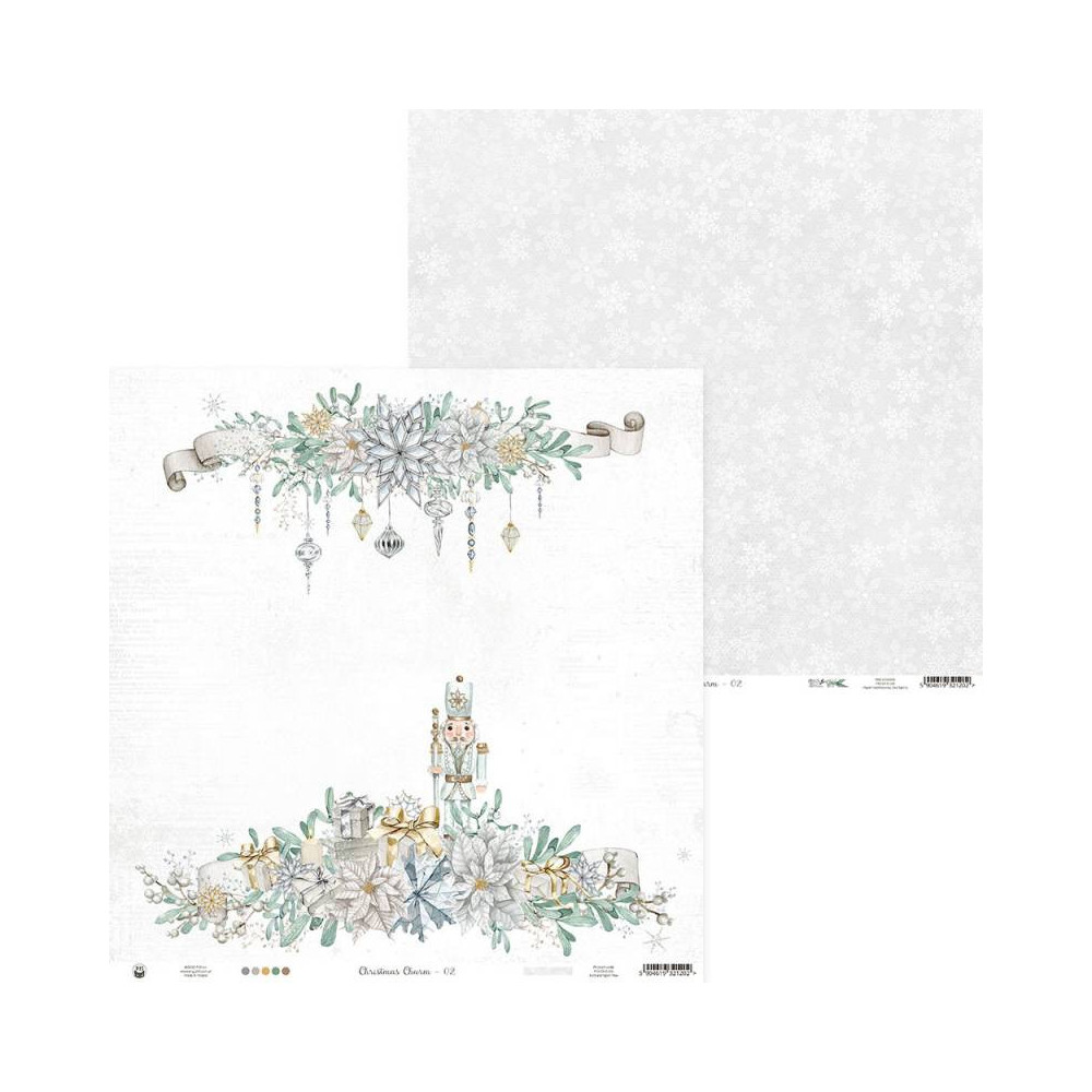 Zestaw papierów do scrapbookingu 15,3 x 15,3 cm - Piątek Trzynastego - Christmas Charm