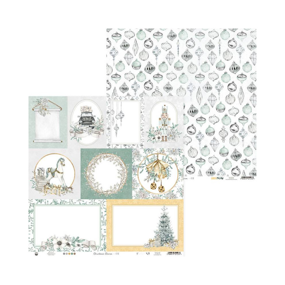Zestaw papierów do scrapbookingu 15,3 x 15,3 cm - Piątek Trzynastego - Christmas Charm