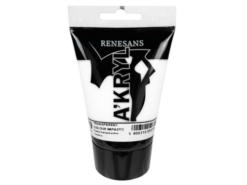 Acrylic A'kryl Bicolor paint - Renesans - 79, transparent, 100 ml