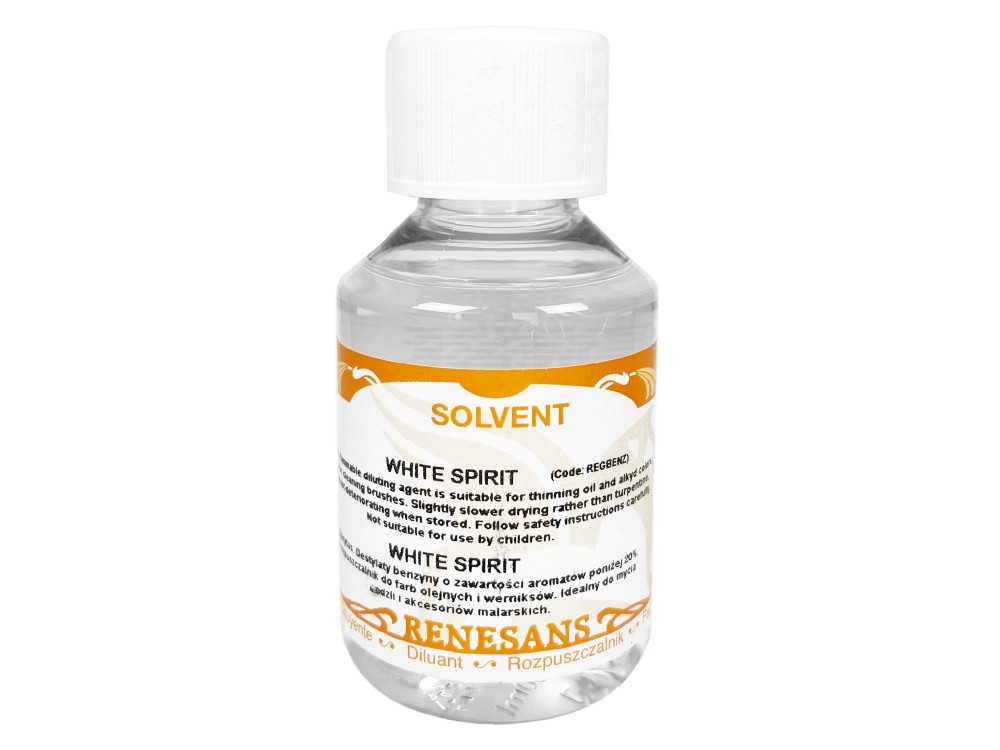 Rozpuszczalnik White Spirit do farb olejnych - Renesans - 100 ml