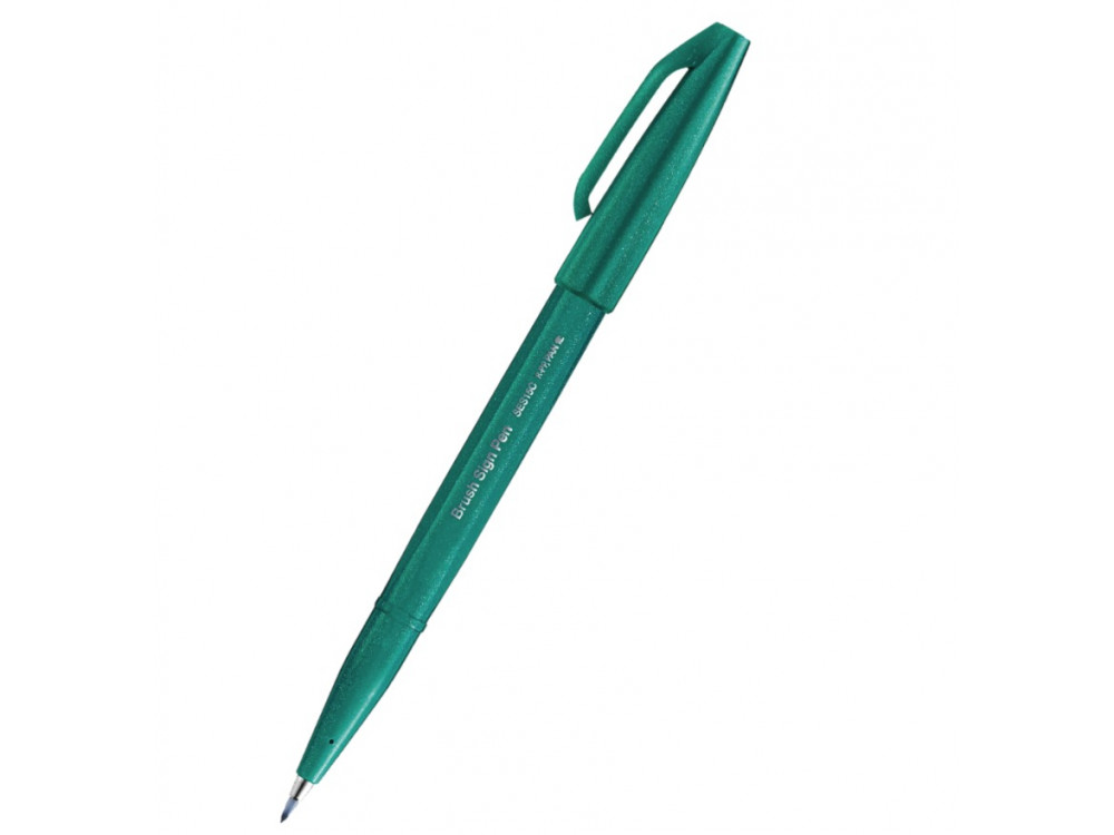 Pisak pędzelkowy Brush Sign Pen - Pentel - turkusowy