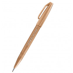 Marker Brush Sign Pen S - Pentel - light brown