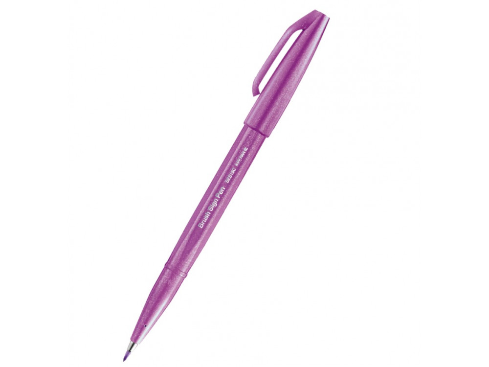 Pisak pędzelkowy Brush Sign Pen - Pentel - purpurowy