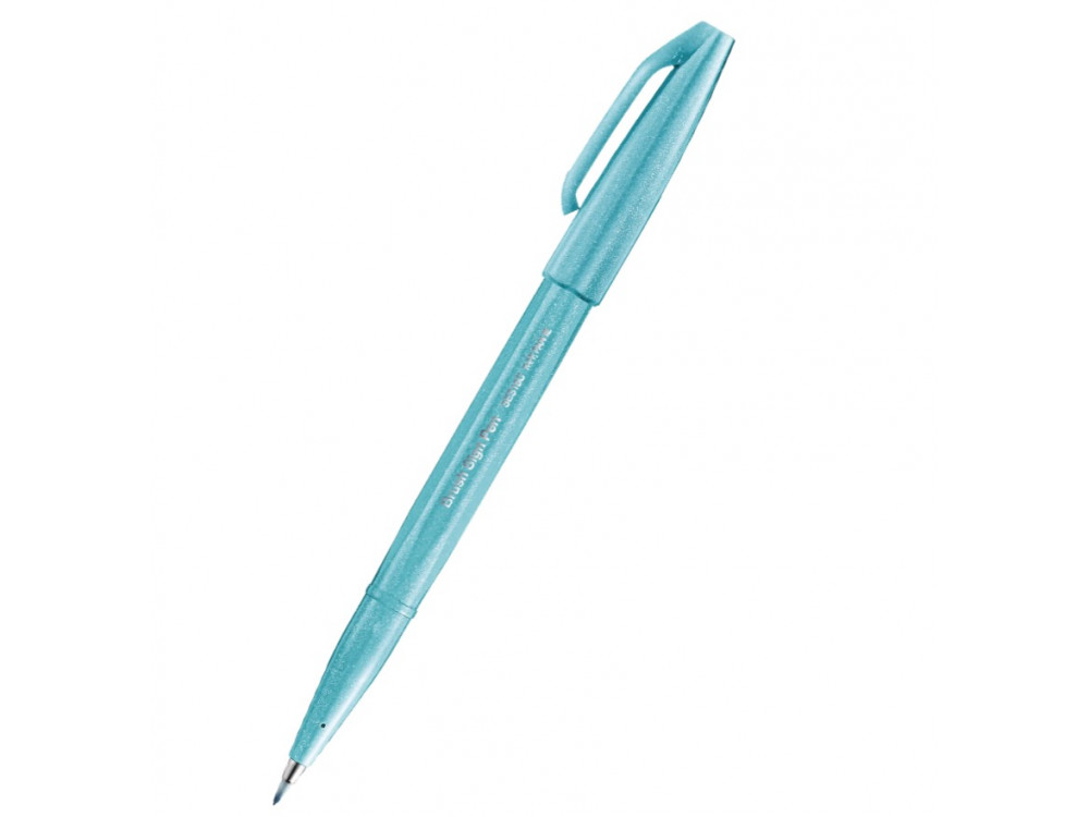 Marker Brush Sign Pen S - Pentel - light blue