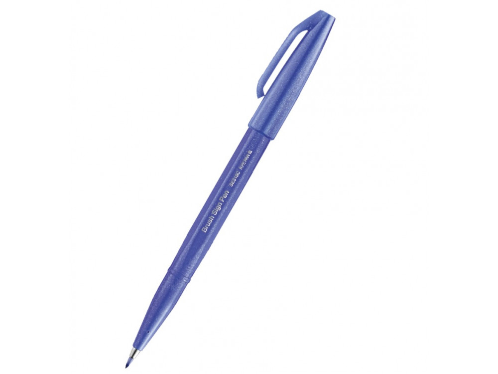 Marker Brush Sign Pen S - Pentel - blue violet