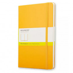 Classic Notebook - Moleskine - plain, Orange Yellow, hard, P