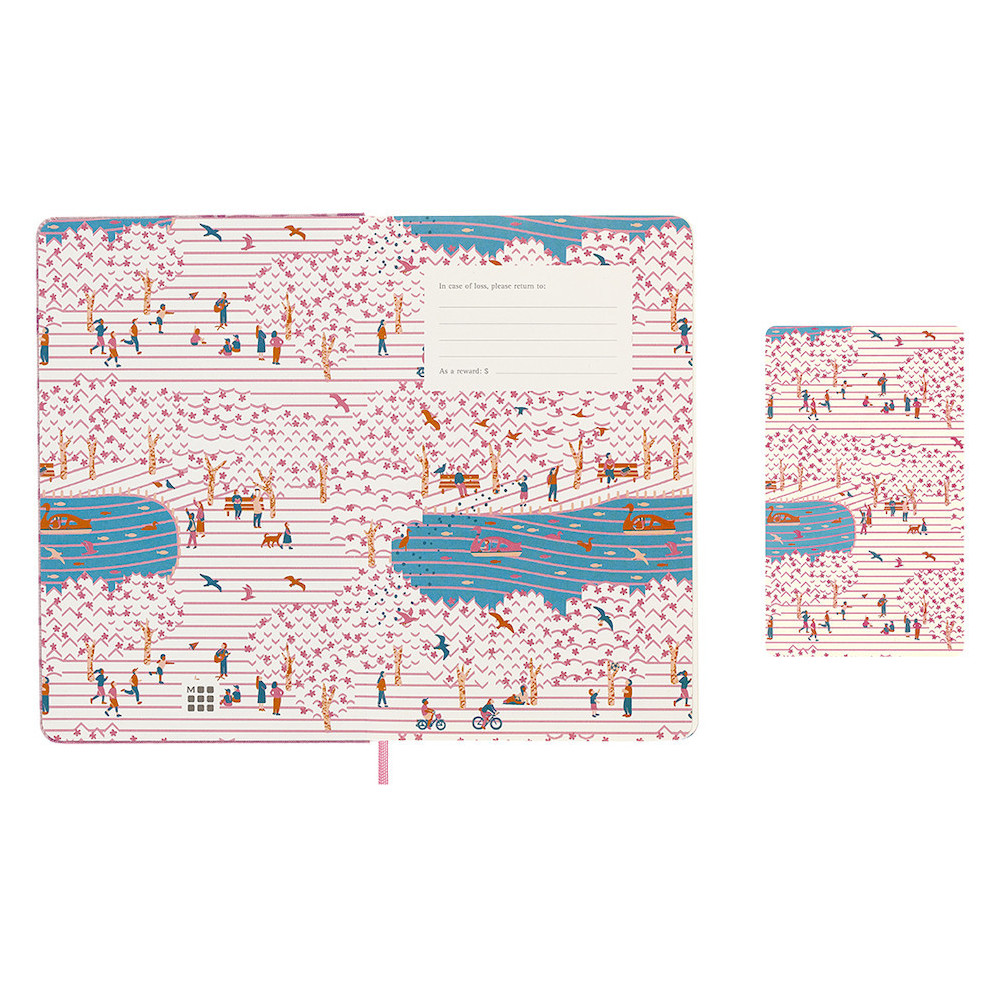 Notebook Sakura Bench - Moleskine - plain, hard cover, L